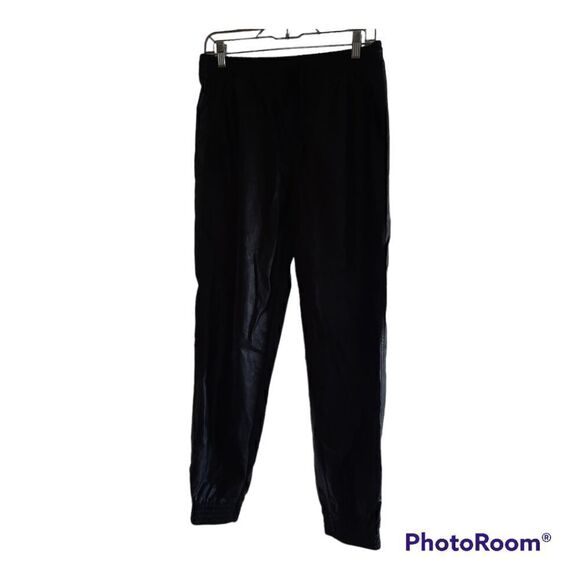 Carre Noir Vegan Leather Jogger Pants - Picture 1 of 7